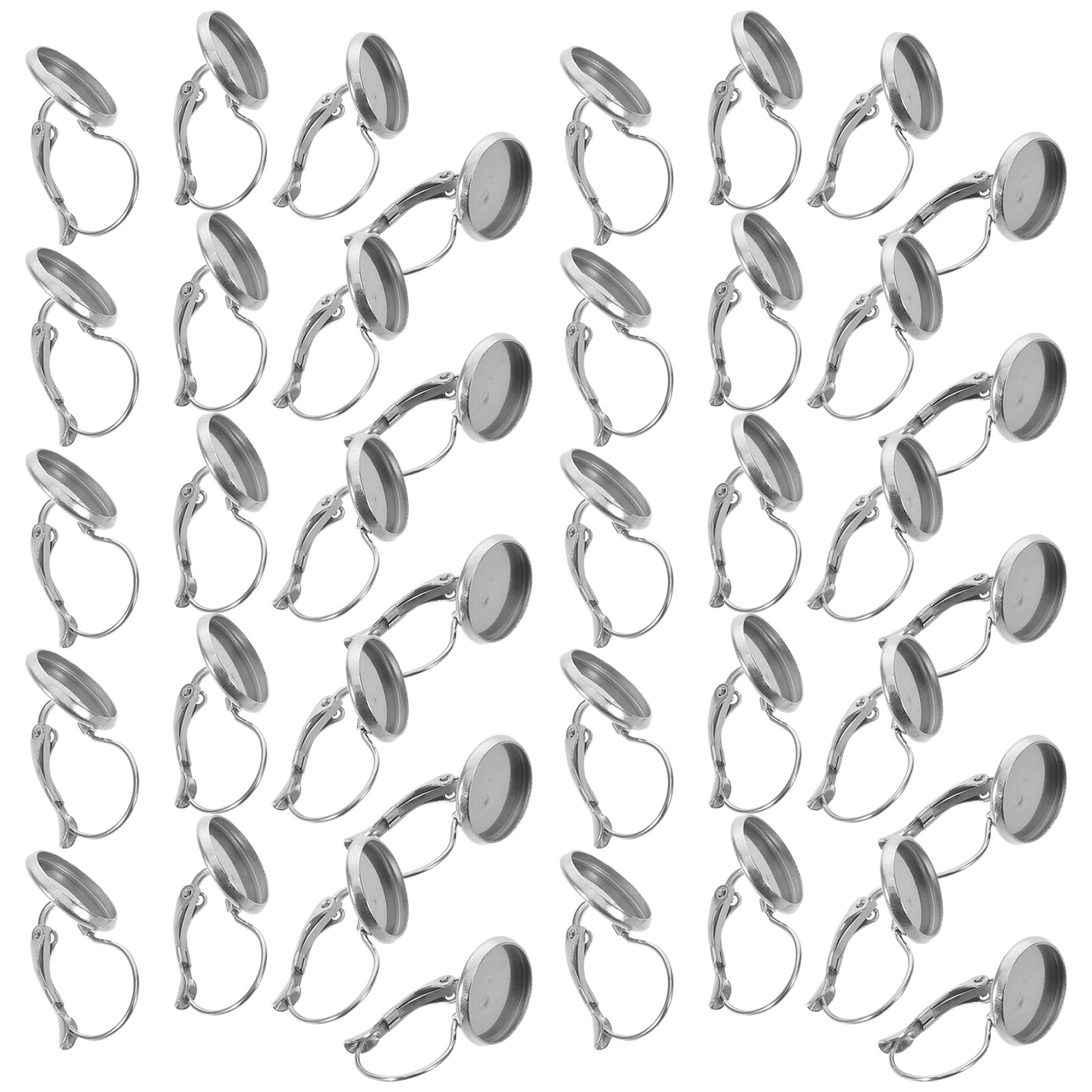 Jewelry Making Gemstones - 100 piezas de pendientes de acero