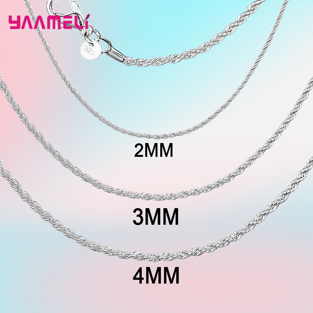Lobster Clasp Silver - Collar de plata de ley 925