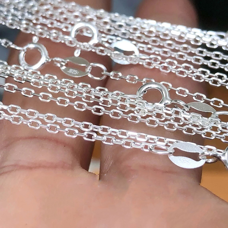 Cadena de Plata de Ley 925 de  - Jewelry Making Dc reseña y precio