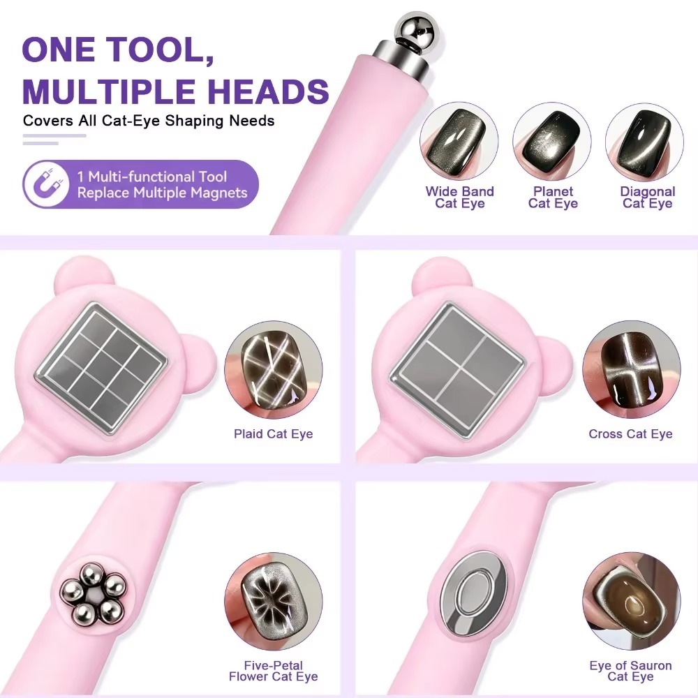 Imán para uñas 6 en 1 con dise - Jewelry Making Board reseña y precio