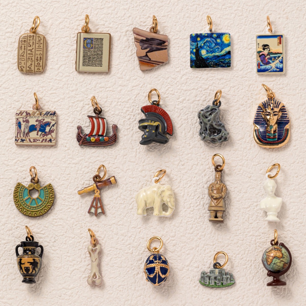 Mini Figuras Antiguas de la Hi - Jewelry Making History reseña y precio